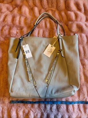 Jessica Simpson Quartz Nicole Tote with Zip Accents